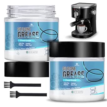 Food Grade Grease - 114g/4oz Safe Lubricant for KitchenAid Stand Mixers, Blenders &amp; Food Processors, Waterproof Silicone Grease to Prevent Wear &amp; Rust, Ideal for O-Rings, Seals &amp; Gears