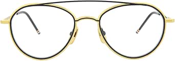Thom Browne TB 109 C-GLD-NVY Eyeglasses, Yellow Gold-Matte Navy