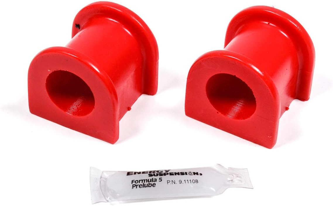 Energy Suspension Sway Bar Bushing, Hyper-Flex, Front, 29 mm Bar, Polyurethane, Red, compatible with Lexus GX470 / Toyota 4Runner / FJ Cruiser 2003-09, Pair