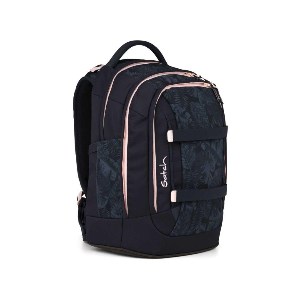 Satch Pack Schulrucksack Set 2tlg. inkl. Schlamperbox (Midnight Jungle)