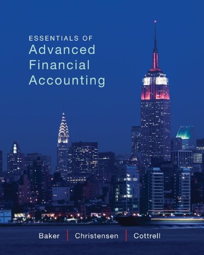 Loose Leaf Essentials of Advanced Financial Accounting with Connect Access Card
