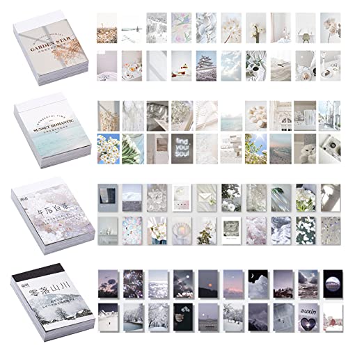 PUDIS コラージュ 素材 シール 200枚 フレークシール コラージュノート シール 大量 素材紙 手帳 ステッカー スクラップブック DIY用 ホリデー