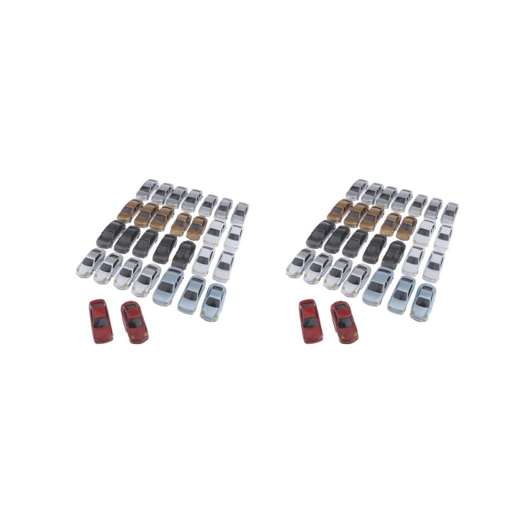 30pcs peint modèle voitures construction train disposition o échelle 1