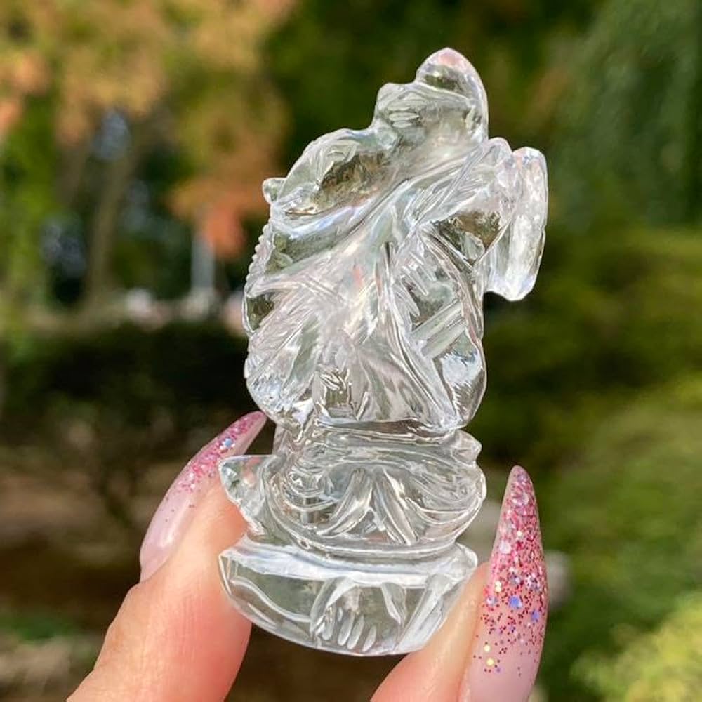 ヒマラヤ水晶　レア品　メルー水晶 ガネーシャ像 Amazon.co.jp: ヒマラヤ水晶 ガネーシャ 彫り物 置物 : ホーム