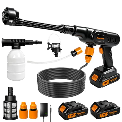 Cordless Pressure Washer, 900PSI Portable Power Washer with...