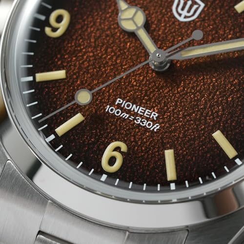 Image of watchdives VH31 Quartz Watch, WD1016 V3 Men Watches 37mm Dial Stainless Steel Wristwatch Sweep Sports Watch 100M Waterproof