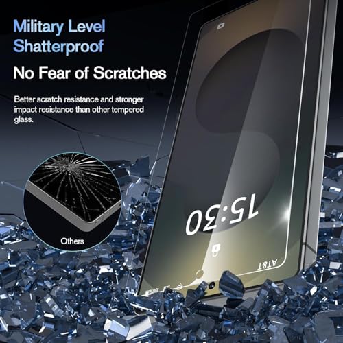 Image of Uyiton By SHILD 2-Pack Screen Protector for Samsung Galaxy S25 Ultra (6.9 inch) - 9H+ Hardness HD Tempered Glass with Easy Installation Tray, Ultra-Fit, Case Friendly