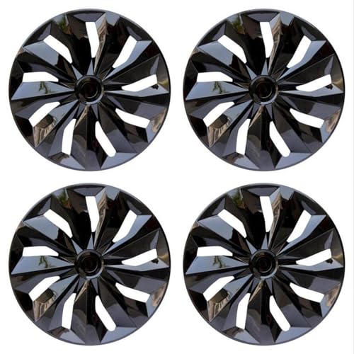 ABX 16in Hubcap Wheel Covers Set of 4, black