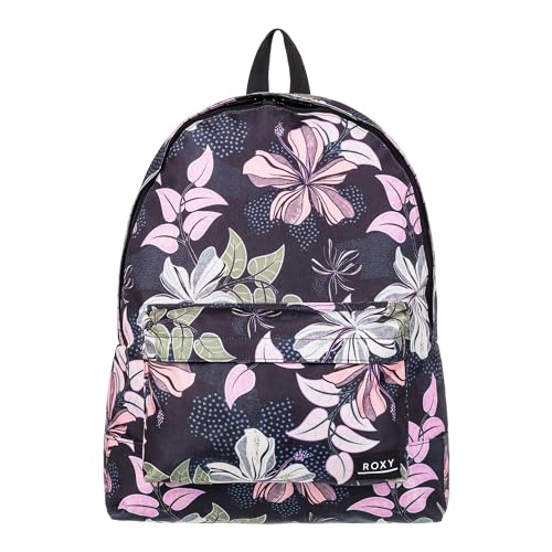 Roxy Women's Sugar Baby Backpack | Travel |Vacation | Work | Everyday Carry | 16L Capacity - Anthracite Sunny Floral Swim