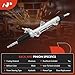 A-Premium - Hydraulic Power Steering Rack and Pinion Compatible with Toyota Land Cruiser 2008-2019 5.7L & Lexus LX570 2008-2019 5.7L, Automatic Transmission Only, Replace# 4420060170
