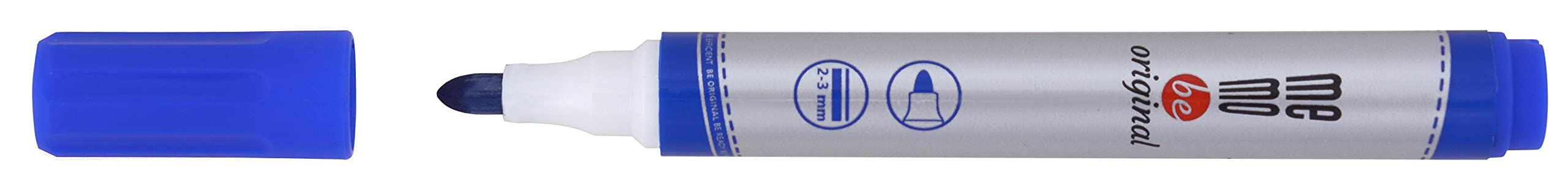 Memobe Board-Marker Set – 12 Stück, Rundspitze 2-3 Mm, Alkoholbasiert, Für Whiteboards & Glas