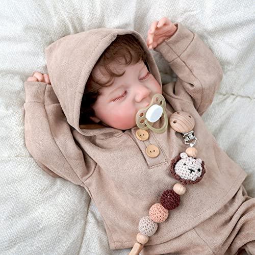 Muñeco Reborn Bebé Realista 17 Pulgadas para Niños 3+ miniatura 1