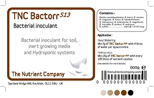 TNC BactorrS13 - Soluble Bakterien für Komposttee Hydroponik Boden Kokos Pflanzen (75g)