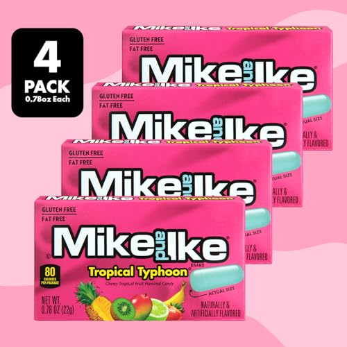 Mike and Ike Tropical Typhoon Candy, 4 Pack miniatura 4