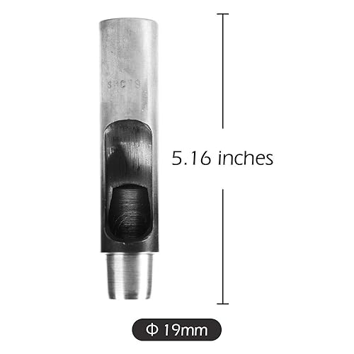 Miniatura 8 de WUTA SPC - Juego de punzones de cuero SPC hueco de acero y cuero para manualidades para banda de reloj, un juego (0.020-0.394 in), 15 paquetes