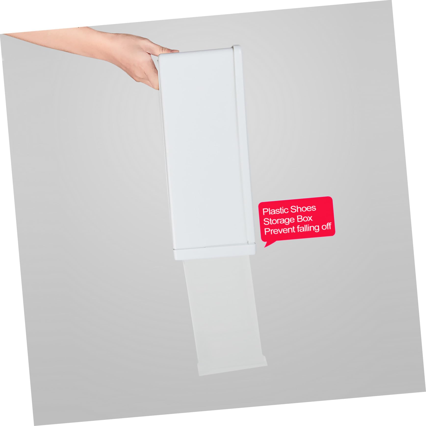 Boîtes de Rangement à Chaussures Dimensions 33x23x14 Cm Lot de 6 Style Simple en Plastique Blanc Transparent Protection les Rayures pour Organiser Votre Placard