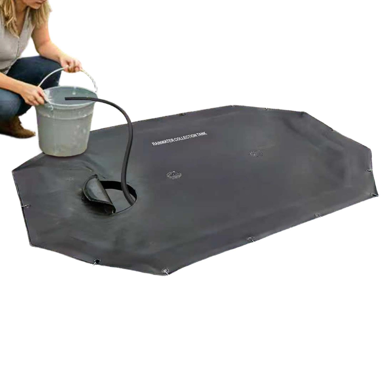 de captación de agua Captador Subterráneo Empotrado Pluvial | Colector de Agua para Patio Trasero para Macizo de Flores, Pasarela, Riego, Entrada, Terraza, Césped, Patio Trasero, Jardín
