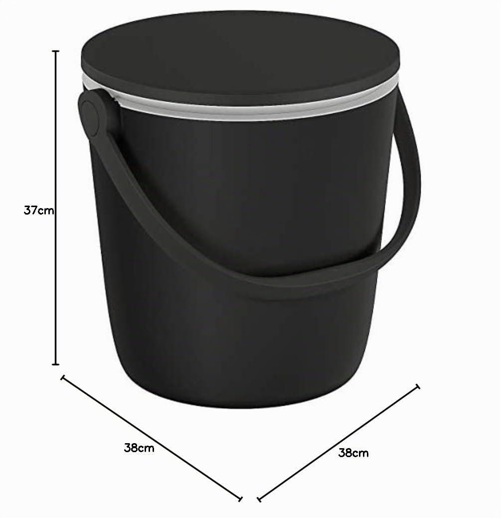 Keter ® Go BarTable Cool Bar, Picnic o Barbacoa, 16 L, Negro, Diámetro 38 cm, Altura 60 cm