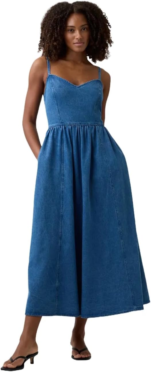 GAP Women's Sleeveless Woven Party Dress