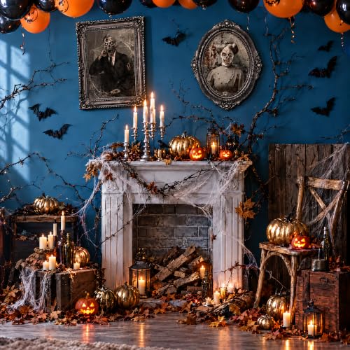 12 PCS Halloween Decoration,3D Changing Face Gothic Poster Spooky Picture - image 5