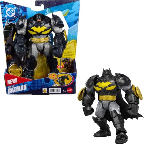 ​Mattel DC Premier Series 6.5in Scale Oversized Armored Batman | Action Figure with Battle Disc Launch, 12 Plus Phrases or Sounds Plus Light Effects - image 1