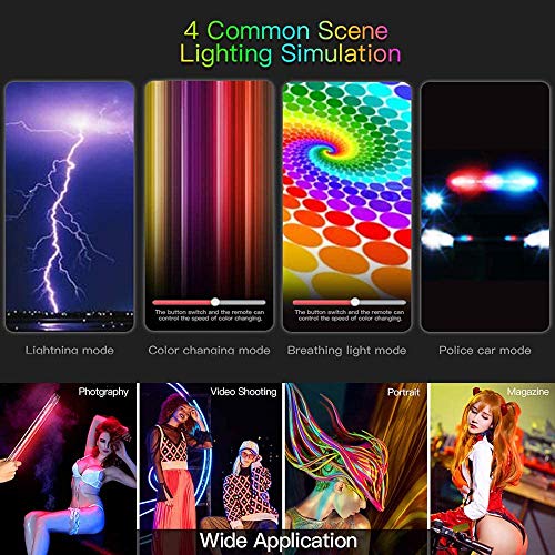LUXCEO P7RGB Pro LED Video Licht Handheld Fotografie Licht 3000K-5750K,10400 mAh,RGB Full Color CRI≥95 Unterstützung APP… – Bild 7