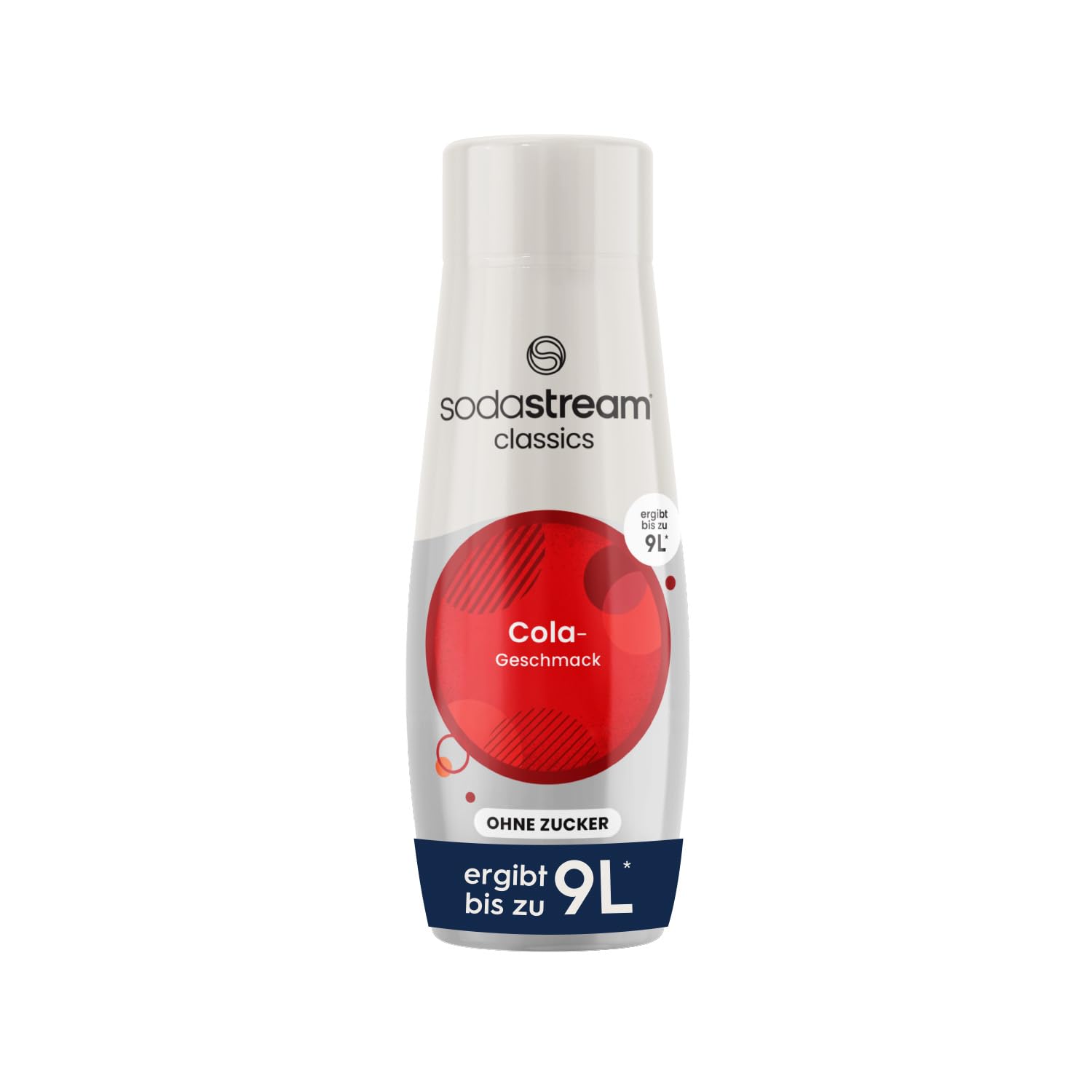 SodaStream Sirup Cola ohne Zucker, 1x Flasche ergibt 9 Liter Fertiggetränk, Sekundenschnell zubereitet und immer frisch, 440 ml