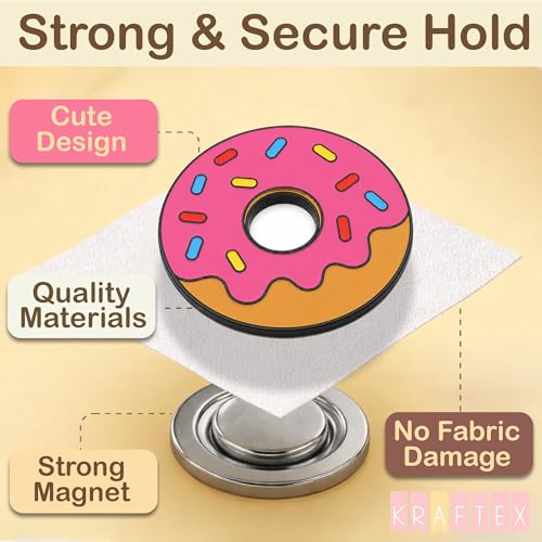 Image of Kraftex Magnetic Needle Minder. Needleminder for Embroidery & Sewing. Cute Needlepoint Accessories. Magnetic Needle Holder for Cross Stitch. Cute Magnet Pin Gift