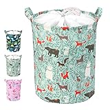 Miracle Baby Cesta de Tela Ropa Sucia,Cesta de Tela Impermeable Plegable,Cestos...