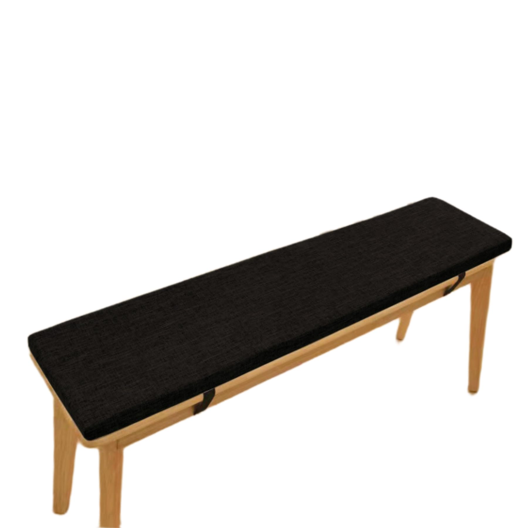 Rectangle Bench Cushion,Non-slip Seater Bench Cushion,5cm Thickness Sponge Outdoor Bench Cushion,Bench Seat Pad for Indoor (120 x 35 CM,Black)-image-25