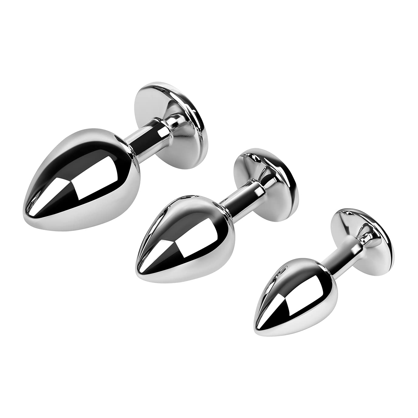 crystal kisser anal plug Lavender Glass Butt Plug with Crystal Element main image 1