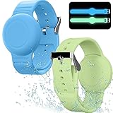 【Perfectly Compatible with AirTag】- Specially designed Compatible with Apple Air Tag (1st & 2nd Generation) finder case, this bracelet is made of premium soft and flexible silicone with a precise slot that fits your Tracker without being too loose or...