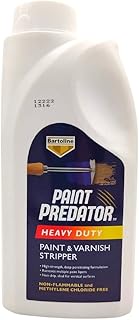 Paint Predator Heavy Duty Paint and Varnish Stripper 1L - High Performance Paint Remover - by Bartoline 1876 Professional Range