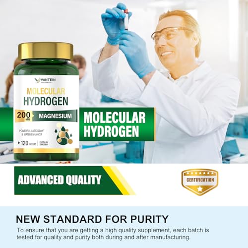 Hydrogen Water Tablets with Magnesium (120 Tablets) - Supports Brain Health, Boosts Energy & Metabolism, Antioxidant Rich, Molecular Hydrogen (H2) Supplement for Cellular Health - Image 8