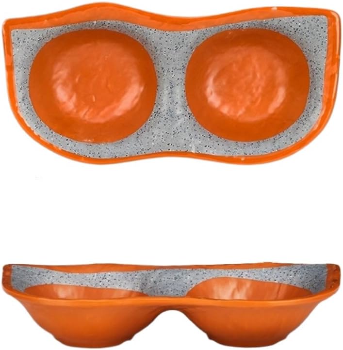 食器 調味料入れ メラミン食器 寿司屋 業務用 割れにくい 食洗機対応 滑り止め レトロ和風 和モダン (10枚) (5個,A)