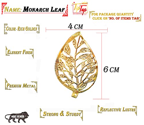 Image of Premium Golden Metal Charms Filigree Connectors for Craft and Jewellery Making Accessories DIY