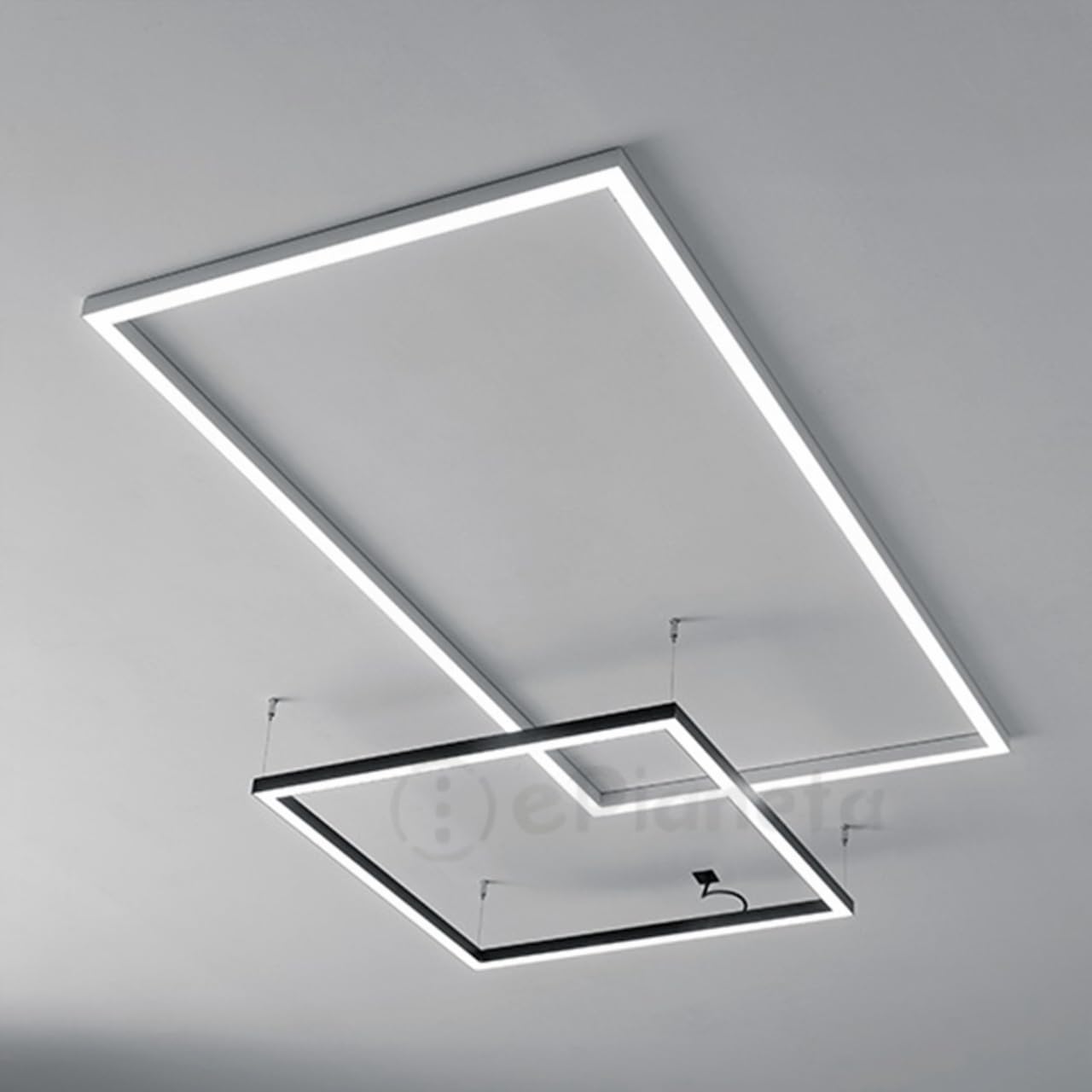 TOT ELECTRIC Plafoniera led lineare 40W 120cm collegabile modulabile lampada da soffitto Bianco luce bianca naturale calda per ufficio casa