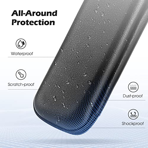 Image of AGPTEK Case Holder for Apple Pencil, Slim PU Leather Carrying Case Pouch Cover Compatible with Apple Pen Accessories, USB Cable, Earphone,Samsung Stylus iPad Pro Pen /Pencil, Recording Pen, Black | for Apple Pen Accessories, MP3 Players, USB Cable, Earphone, Samsung Stylus iPad Pro Pen /Pencil, Recording Pen (Black)