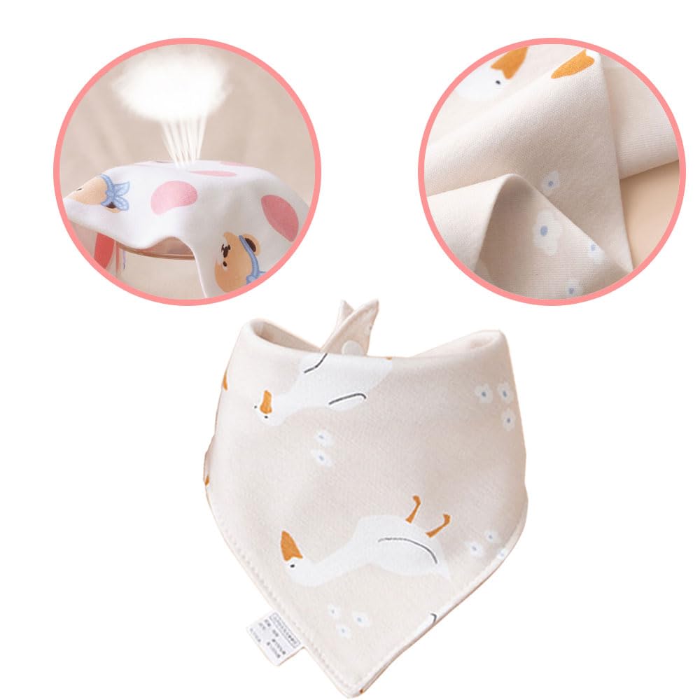 bavaglini neonato bandana con bottone bavette dentizione neonati