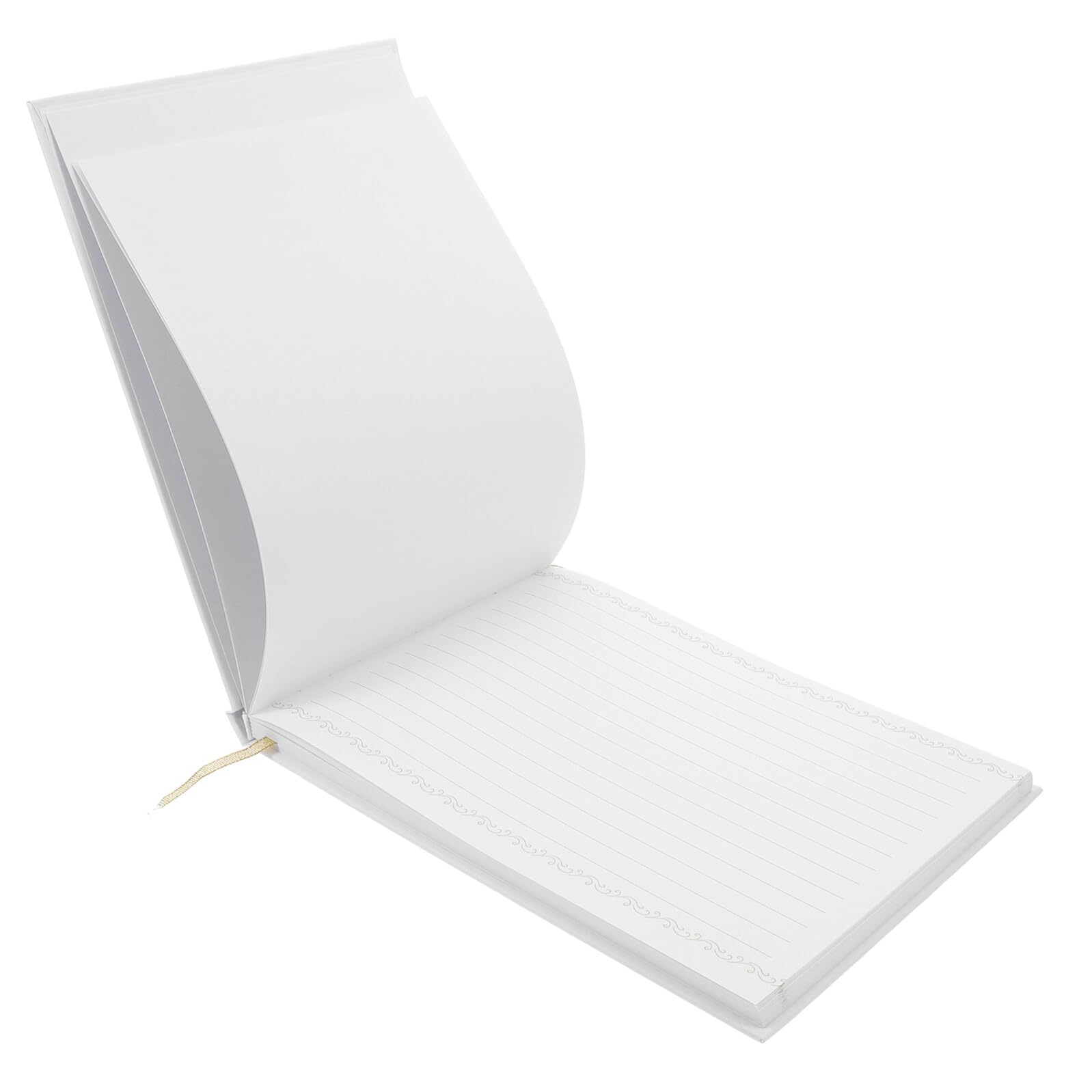 ifundom Libro delle Firme per Matrimonio in Carta 120 Pagine – Registro degli Ospiti Elegante e Retrò per Ricevimenti, Addio al Nubilato e Feste – Mini Album di Ritagli Decorativo