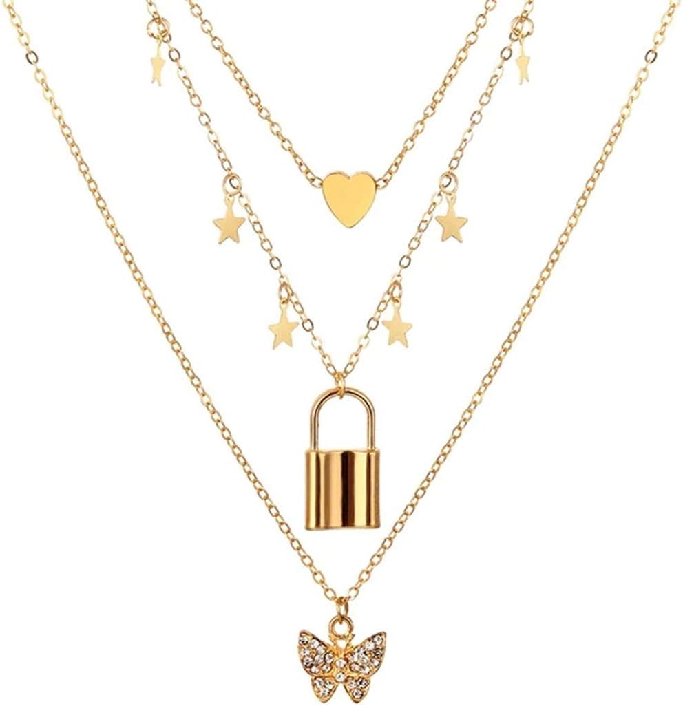 Jewels Galaxy Jewellery For Women Gold Plated Layered Necklace