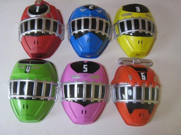 お面 烈車戦隊トッキュウジャー 6個セット お祭り 縁日 東映 2014年 特撮テレビドラマ スーパー戦隊 おめん