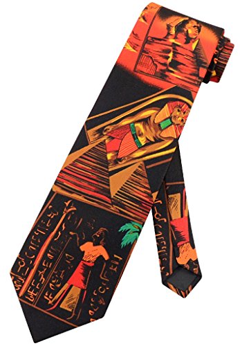 True Affair Egyptian Pharaoh Luxor NeckTie Ancient Egypt Themed Mens Neck Tie