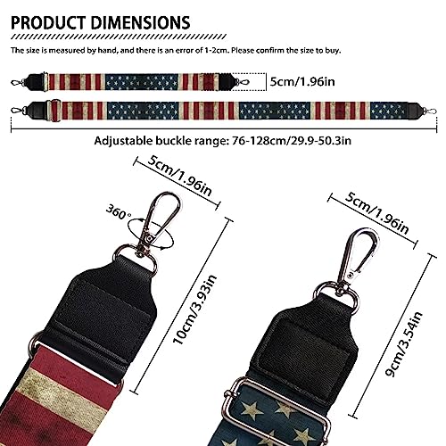 Image of GLENLCWE Red Mushroom Star Wide Purse Strap Adjustable Shoulder Strap Replacement Belt Crossbody Bag Strap Guitar Strap for Women Girls