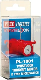 Peco PL-1001 Peco Lectrics Twistlock Point/Turnout Motor & Microswitch