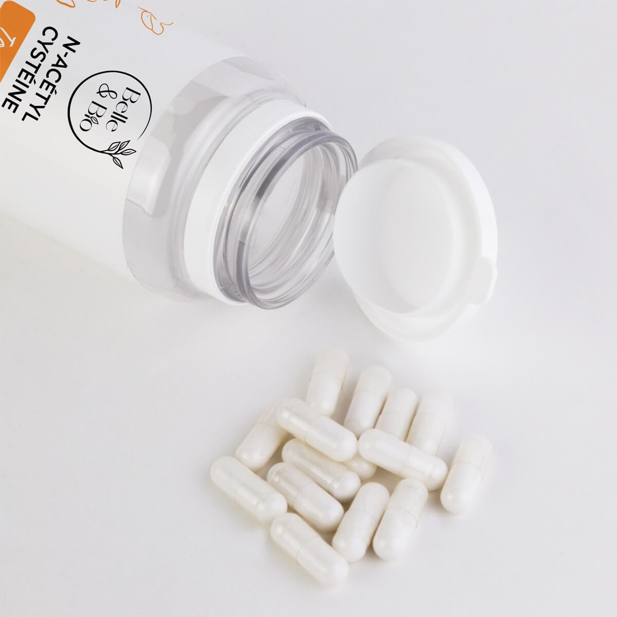 TONUS & SOUTIEN DE L’ORGANISME – N-Acétyl Cystéine – 120 Gélules – Complément Alimentaire BELLE&BIO – Fabriqué en France