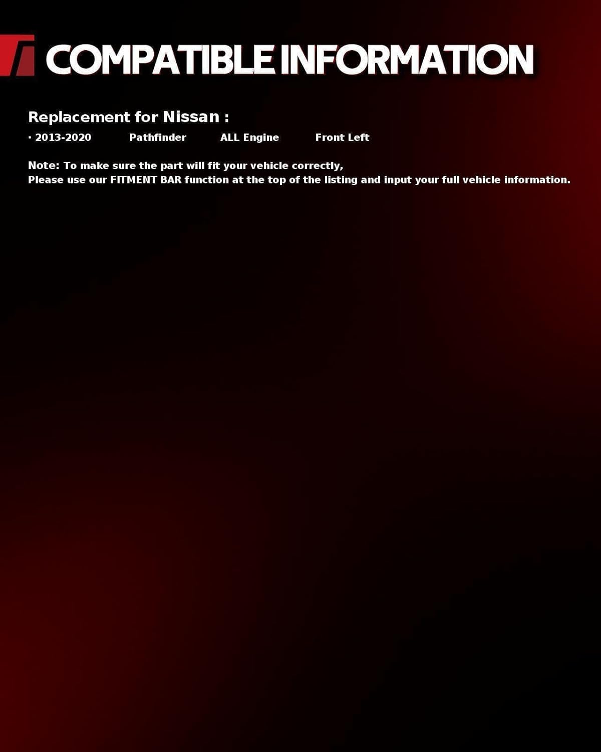 Torchbeam 752-980 Power Window Regulator Assembly without Motor Compatible with 2013-2020 Pathfinder752-980, 807213KA0A, 807213KA0B