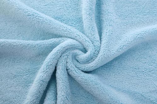 Image of 16 Pack Baby Washcloths burp cloths - 20 inch x 10 inch - Luxury Multicolor Coral Fleece - Extra Absorbent and Soft Wash Clothes for Newborns, Infants and Toddlers - Suitable for Sensitive Skin and New Born
