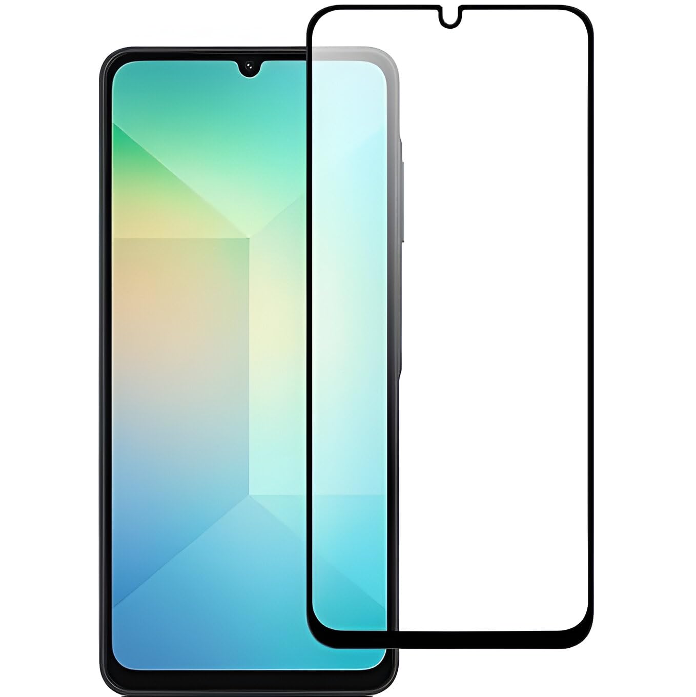 MoCoTech HD+ Edge-to-Edge Tempered Glass for Samsung Galaxy M06 5G/Samsung Galaxy A06 5G/Samsung Galaxy F06 5G – Full Screen Protector Guard, 9H, Anti-Scratch, Ultra Clear with Easy Installation Kit