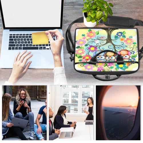 Maletín delgado para laptop 15 pulgadas con correa ajustable miniatura 6